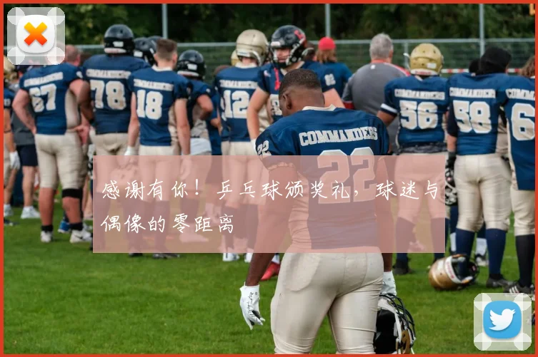 感谢有你!乒乓球颁奖礼,球迷与偶像的零距离